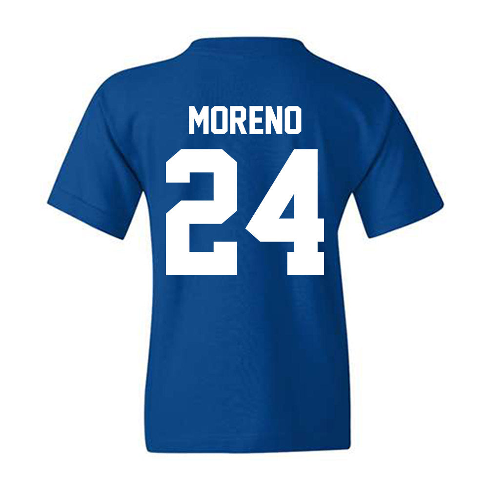 Kentucky - NCAA Men's Basketball : Malachi Moreno - Sports Shersey Youth T-Shirt-1