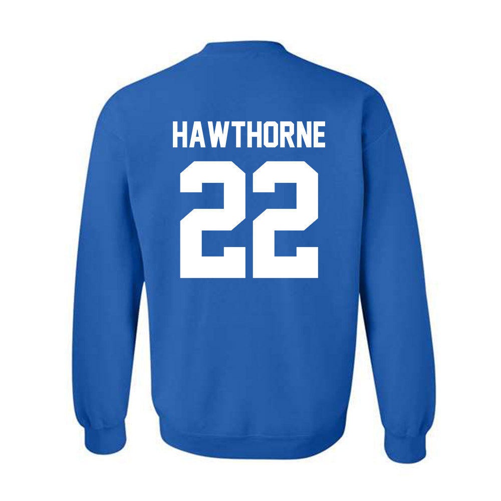 Kentucky - NCAA Men's Basketball : Braydon Hawthorne - Sports Shersey Crewneck Sweatshirt-1