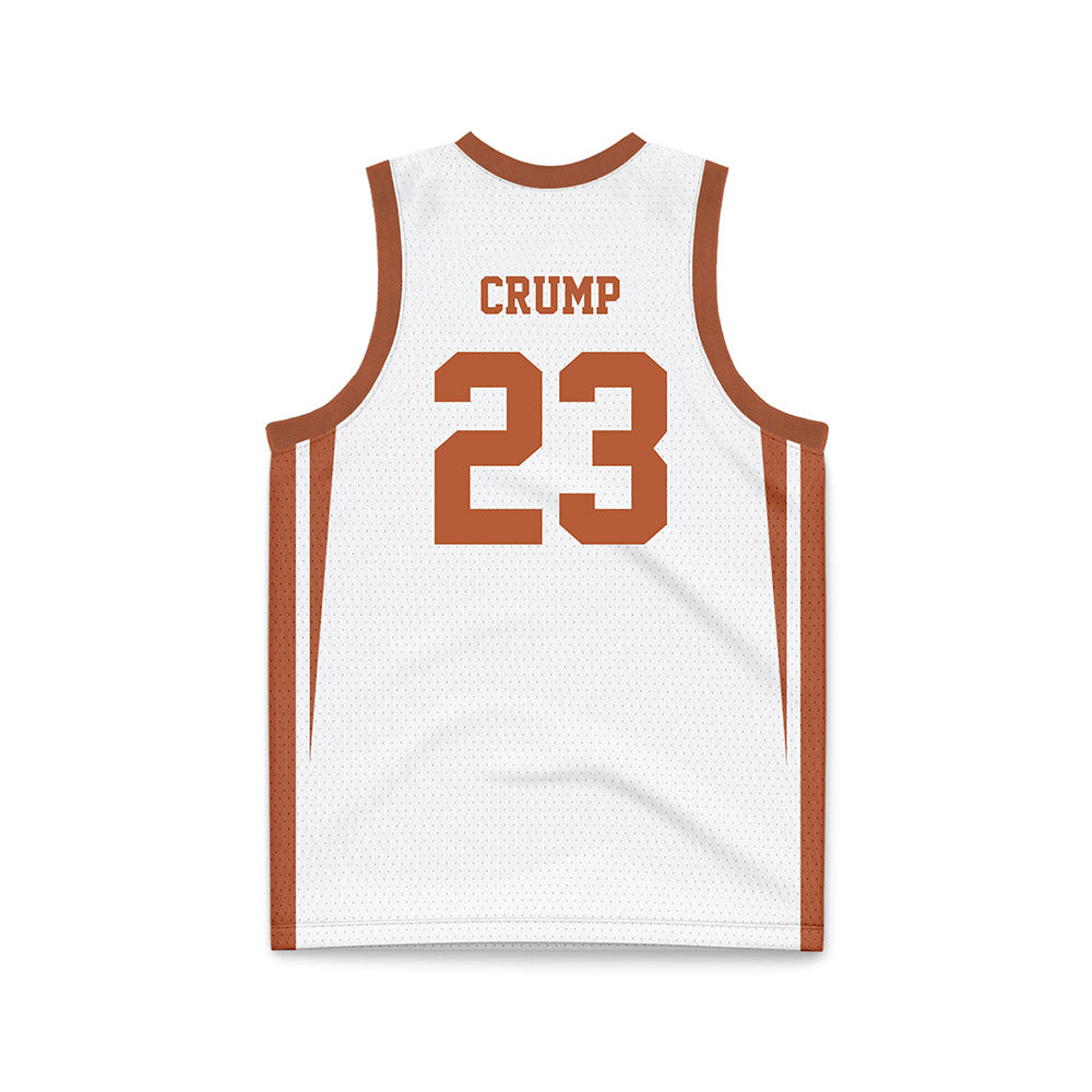 Texas - NCAA Women's Basketball : Aaliyah Crump - White Basketball Jersey-1