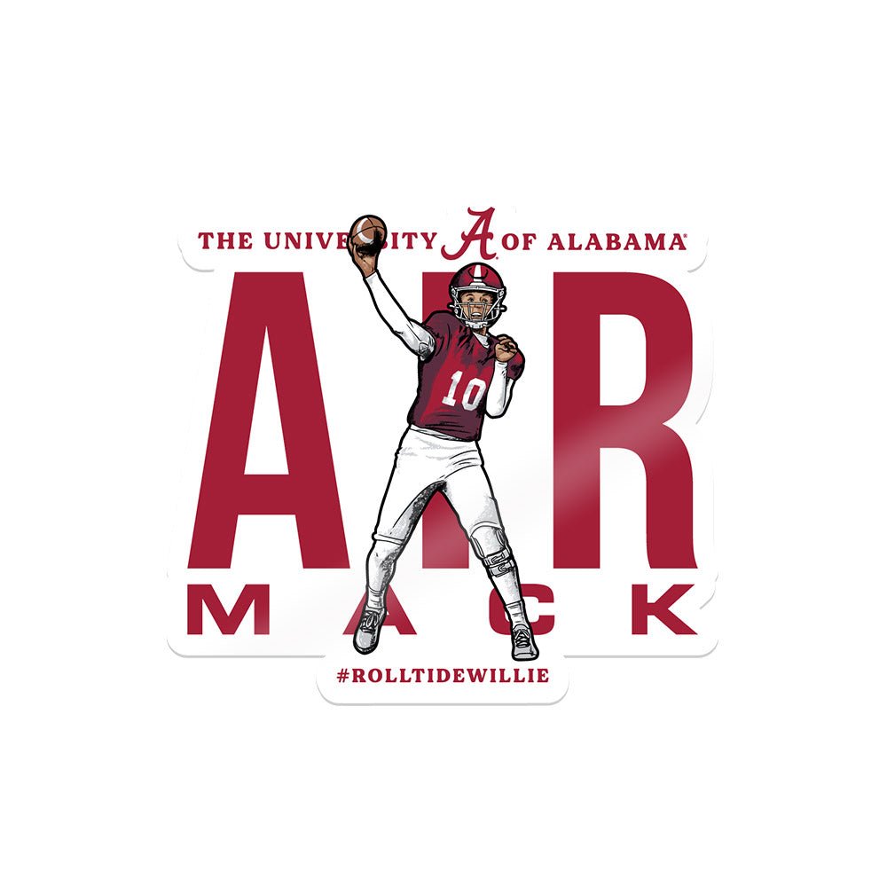 Alabama - NCAA Football : Austin Mack x Roll Tide Willie - Sticker Individual Caricature