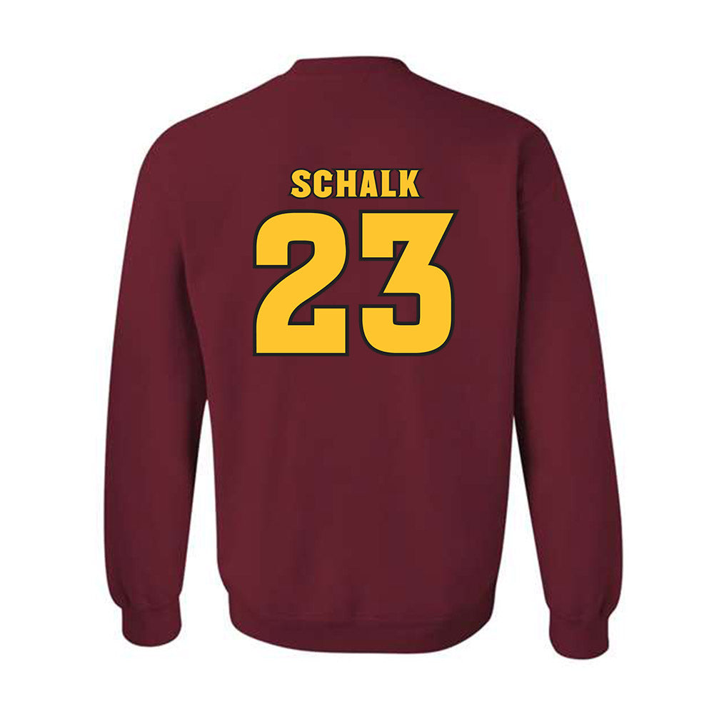 Arizona State - NCAA Women's Volleyball : Maeva Schalk - Replica Shersey Crewneck Sweatshirt-1