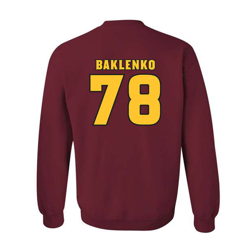 Arizona State - NCAA Football : Luke Baklenko - Replica Shersey Crewneck Sweatshirt-1