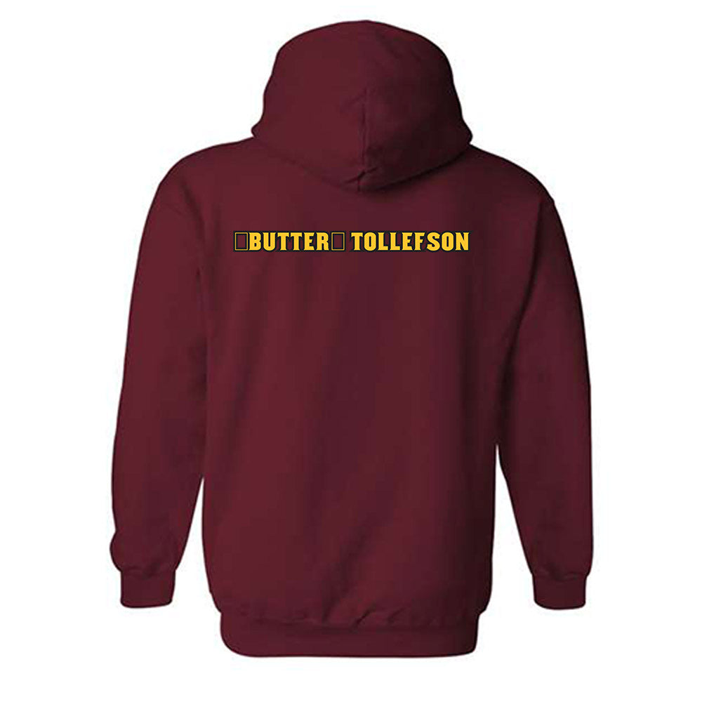 Arizona State - NCAA Football : Michael "Butter" Tollefson - Replica Shersey Hooded Sweatshirt-1