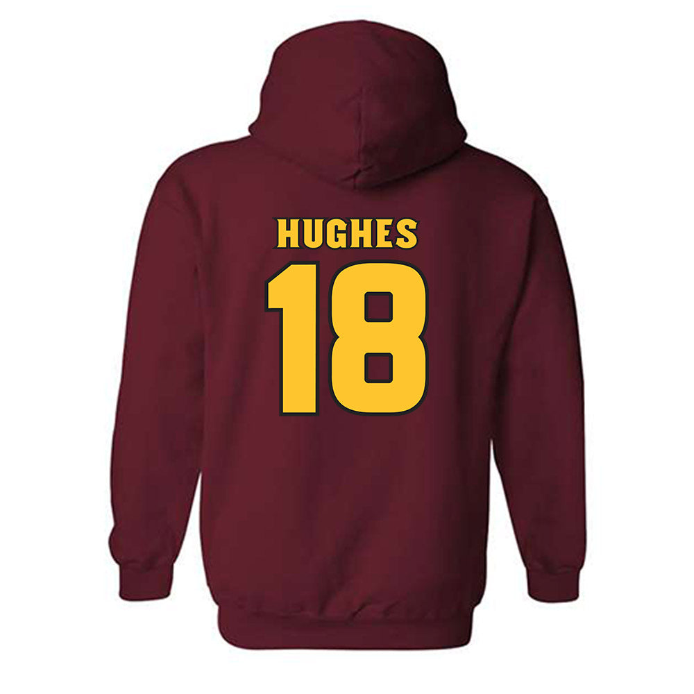 Arizona State - NCAA Football : Martell Hughes - Replica Shersey Hooded Sweatshirt