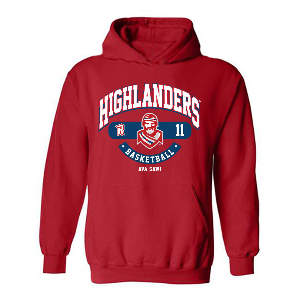 Radford - NCAA Women's Basketball : Ava Sawi - Classic Fashion Shersey Hooded Sweatshirt