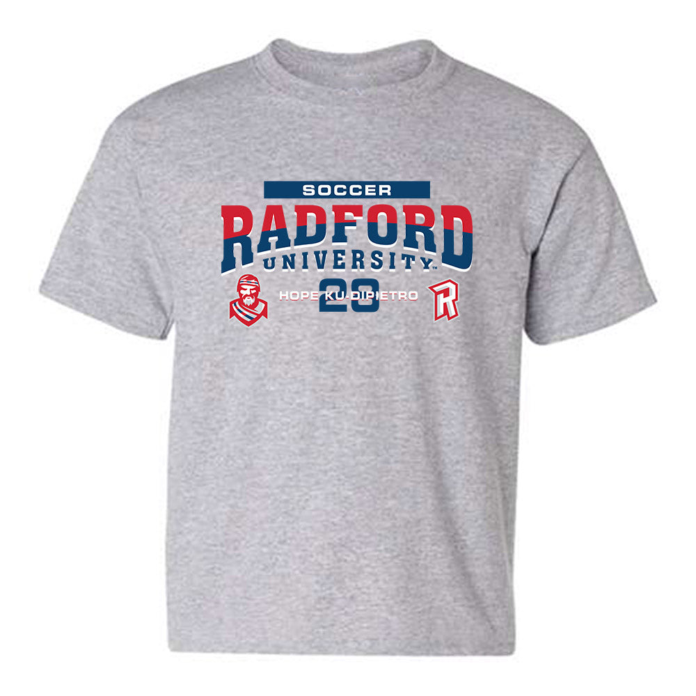 Radford - NCAA Women's Soccer : Hope Ku-DiPietro - Classic Fashion Shersey Youth T-Shirt-0
