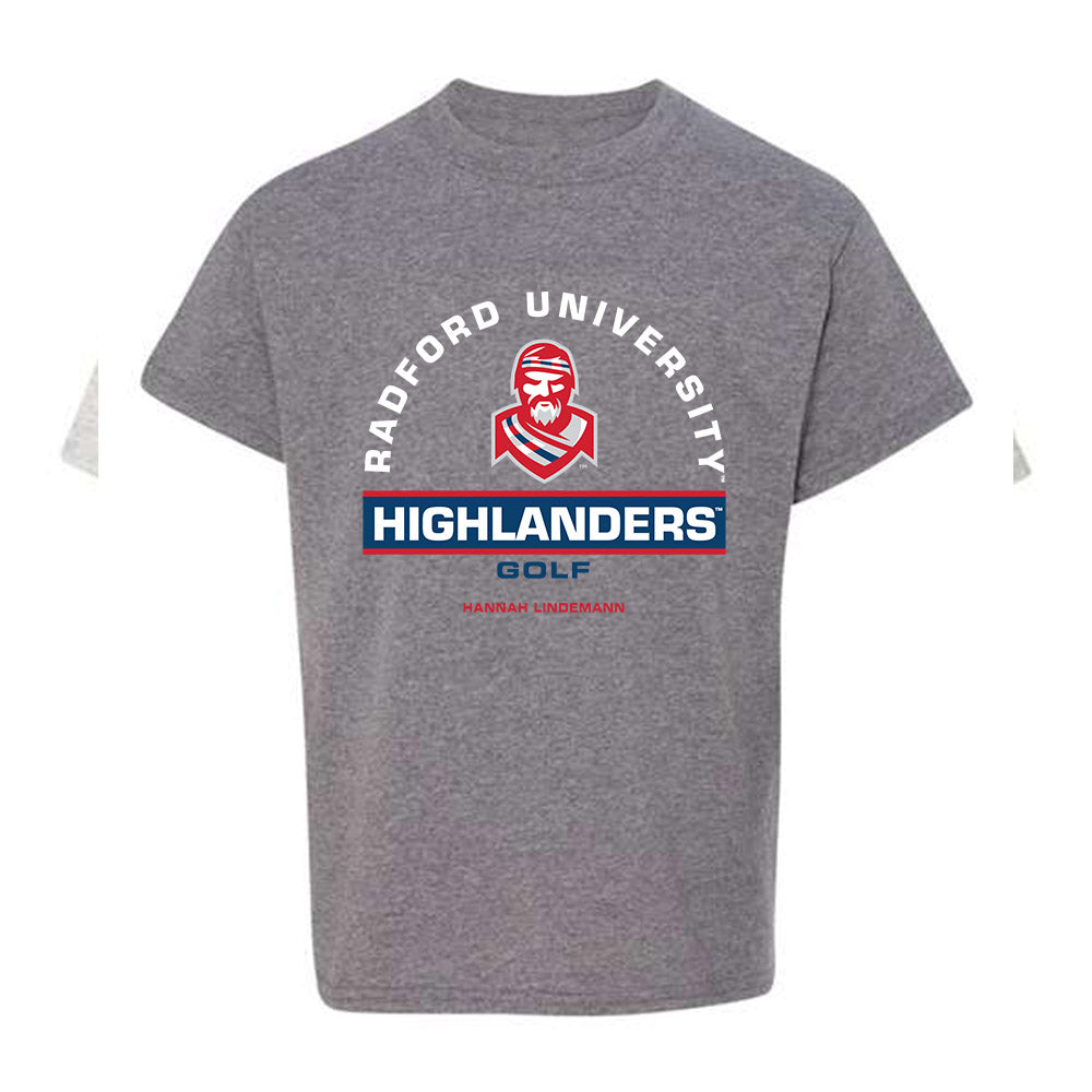 Radford - NCAA Women's Golf : Hannah Lindemann - Classic Fashion Shersey Youth T-Shirt
