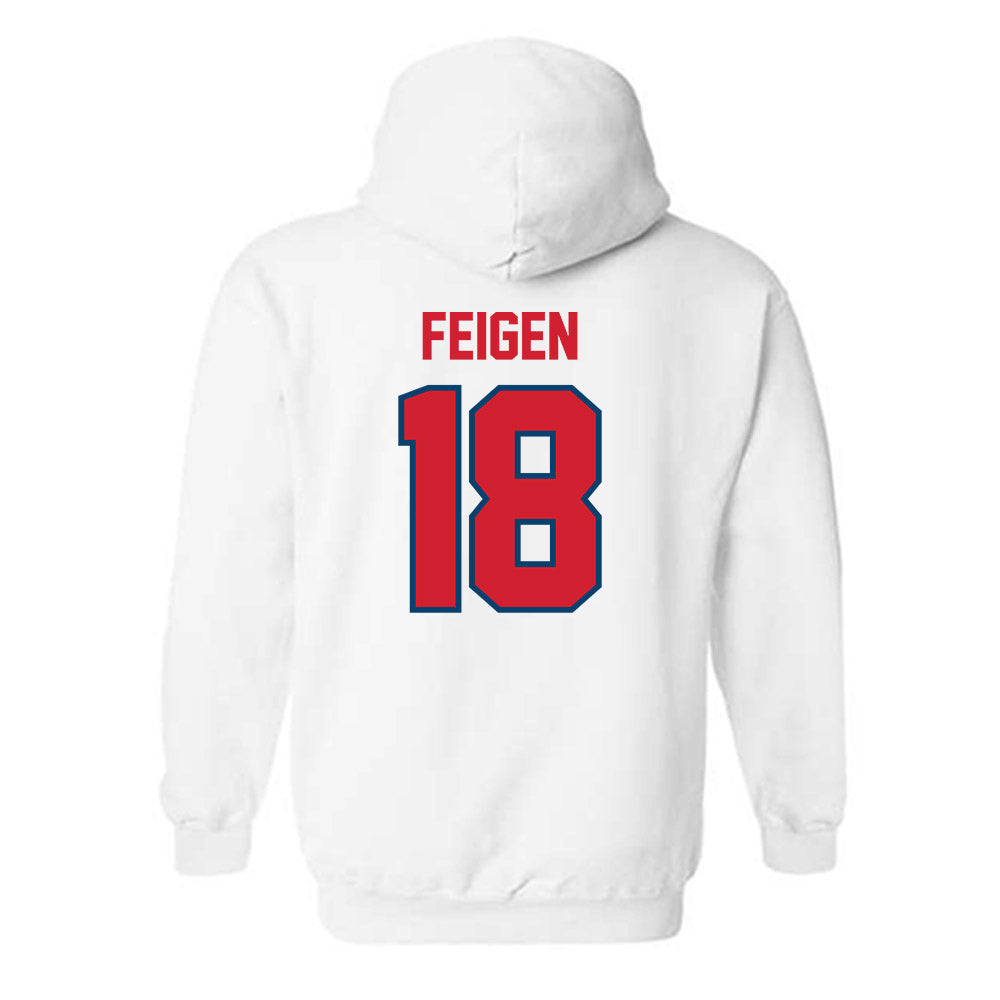 - NCAA Softball : Kelley Feigen - Classic Shersey Hooded Sweatshirt-1