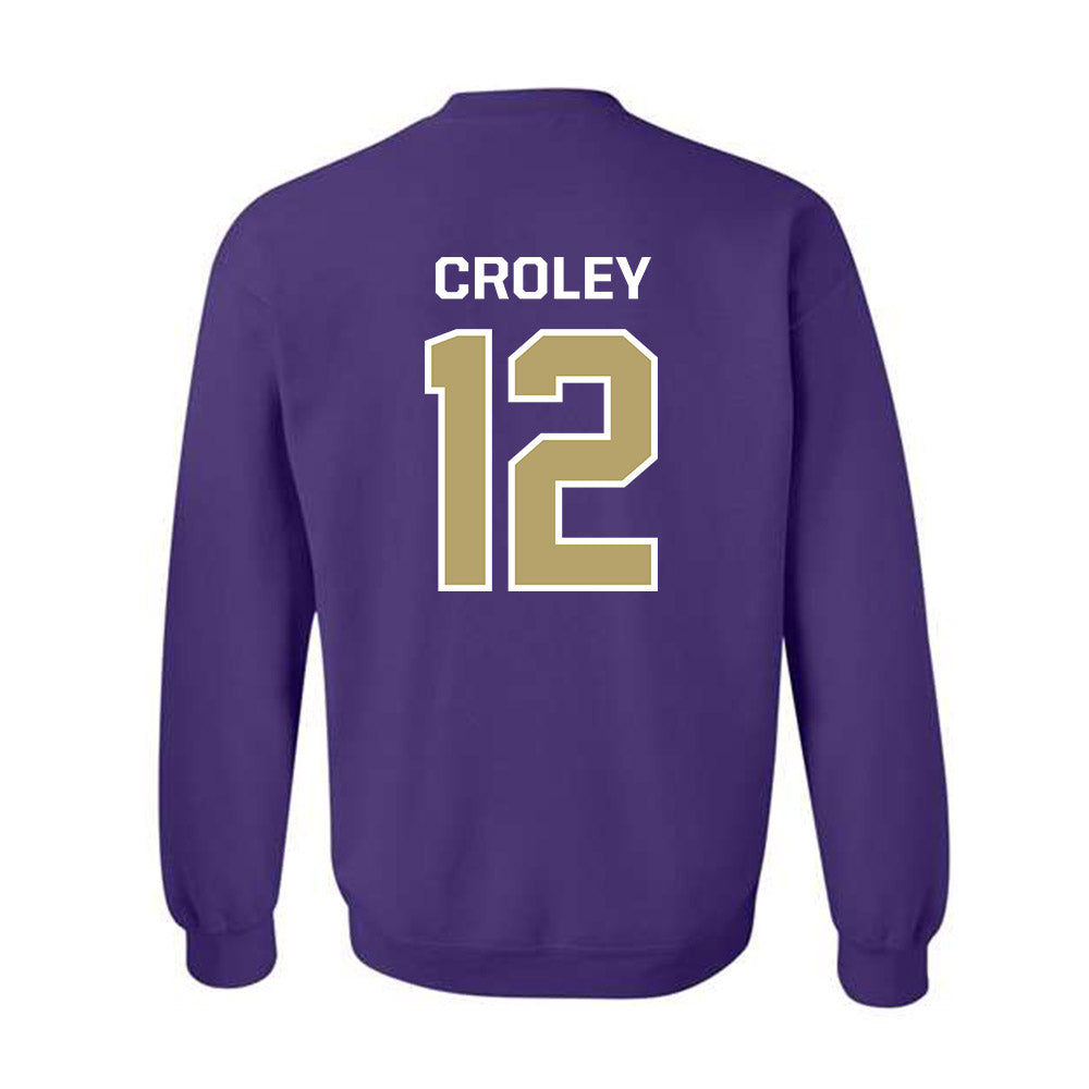 JMU - NCAA Football : Lathan Croley - Classic Shersey Crewneck Sweatshirt-1