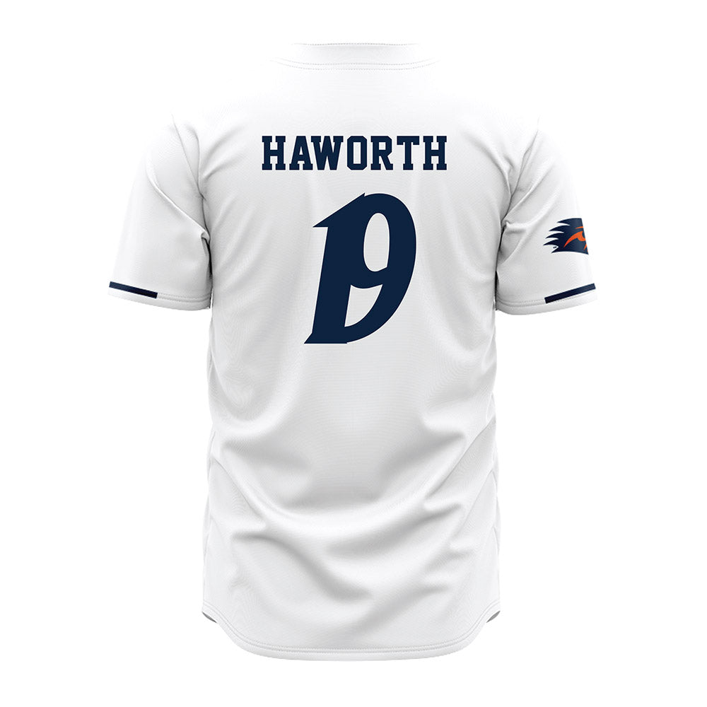 UTSA - NCAA Baseball : Lane Haworth - White Jersey-1