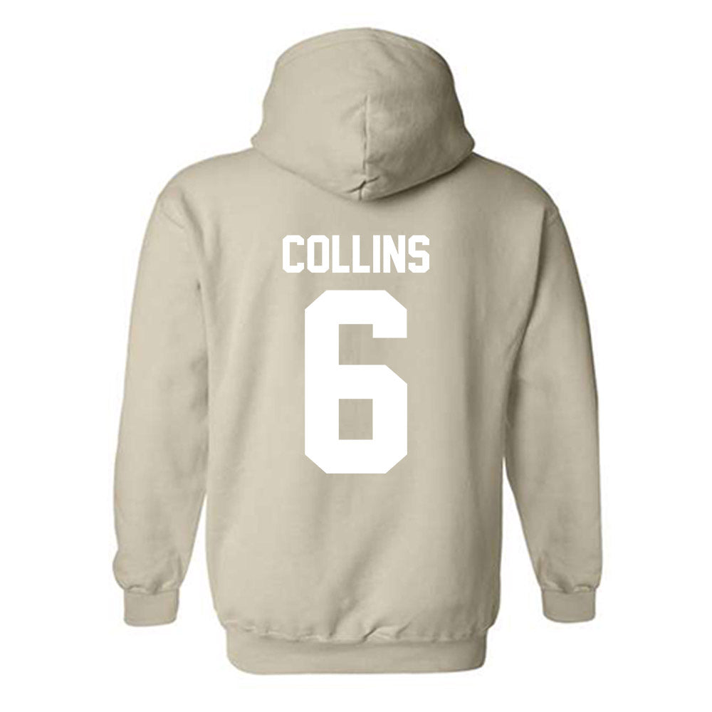 USF - NCAA Men's Basketball : Daimion Collins - Classic Shersey Hooded Sweatshirt-1