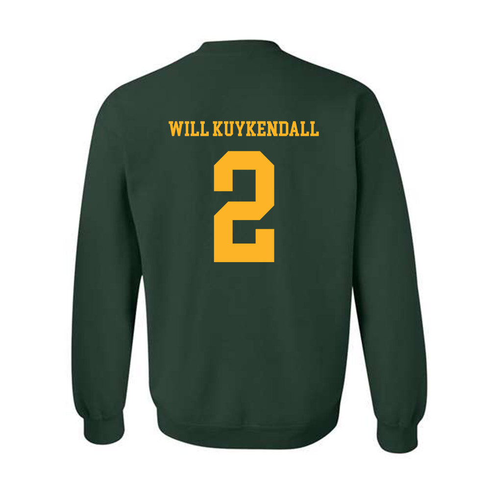 Baylor - NCAA Men's Basketball : Will Will Kuykendall - Sports Shersey Crewneck Sweatshirt-1
