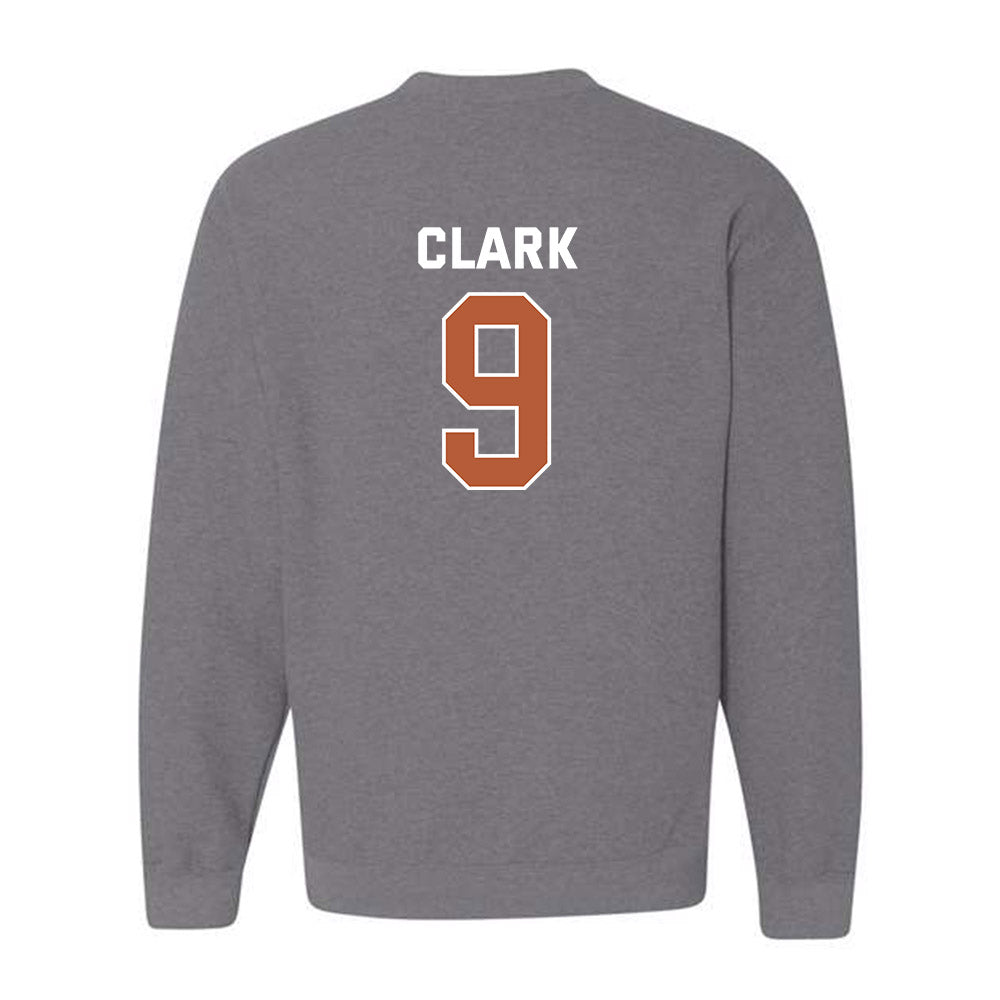Texas - NCAA Men's Basketball : John Clark - Sports Shersey Crewneck Sweatshirt-1