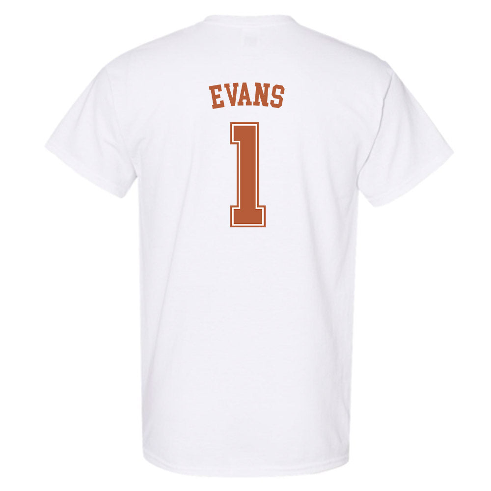 Texas - NCAA Men's Basketball : Amari Evans - Sports Shersey T-Shirt-1