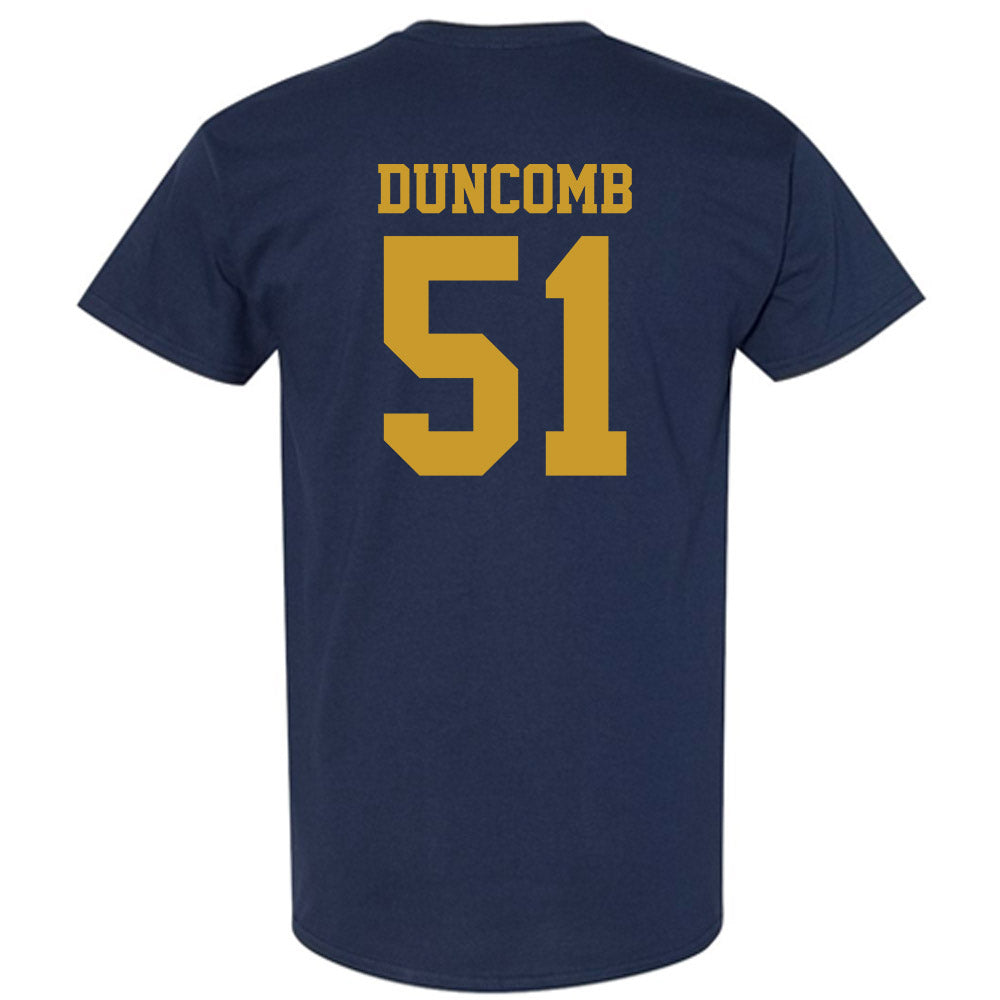 Notre Dame - NCAA Men's Basketball : Logan Duncomb - Sports Shersey T-Shirt-1
