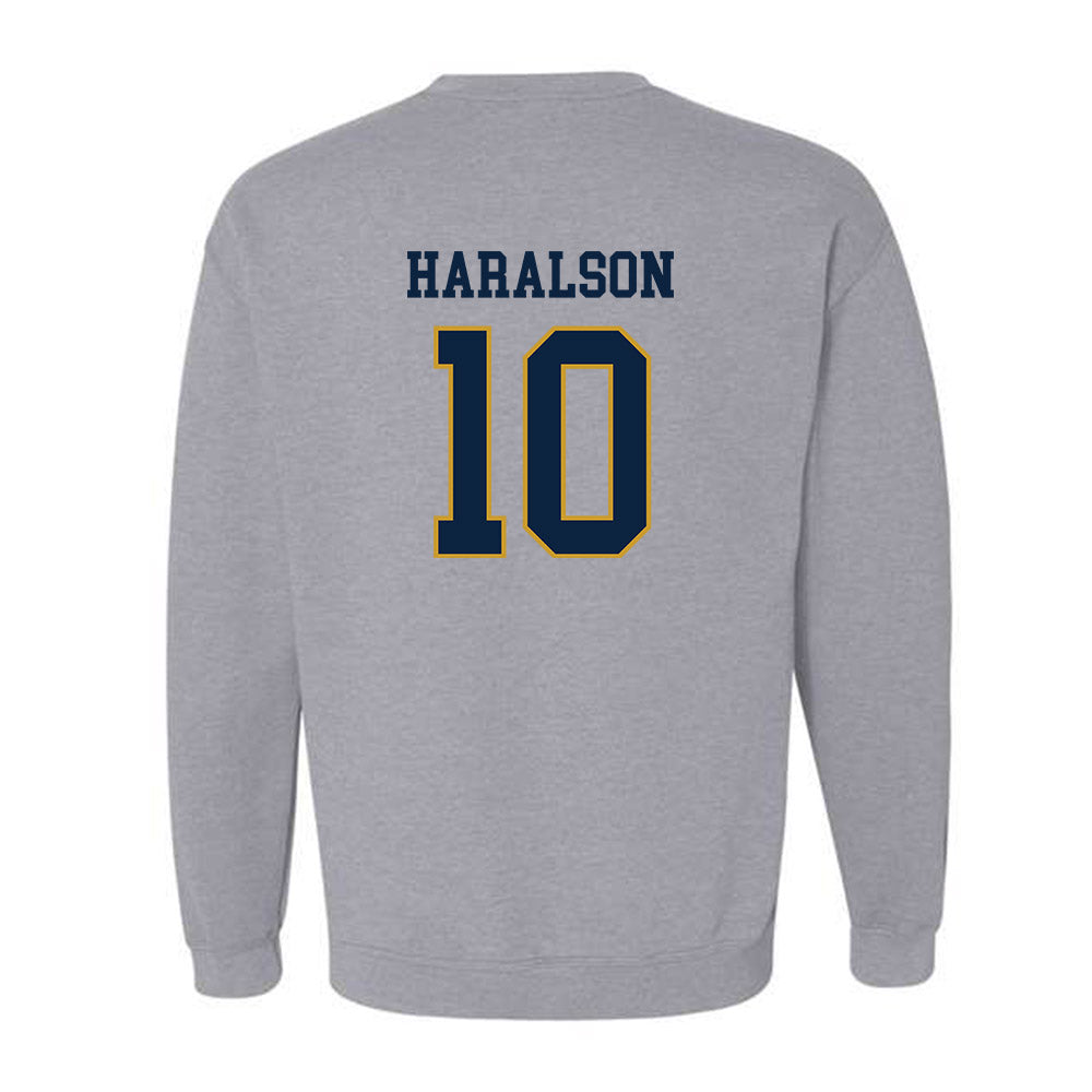 Notre Dame - NCAA Men's Basketball : Jalen Haralson - Sports Shersey Crewneck Sweatshirt-1