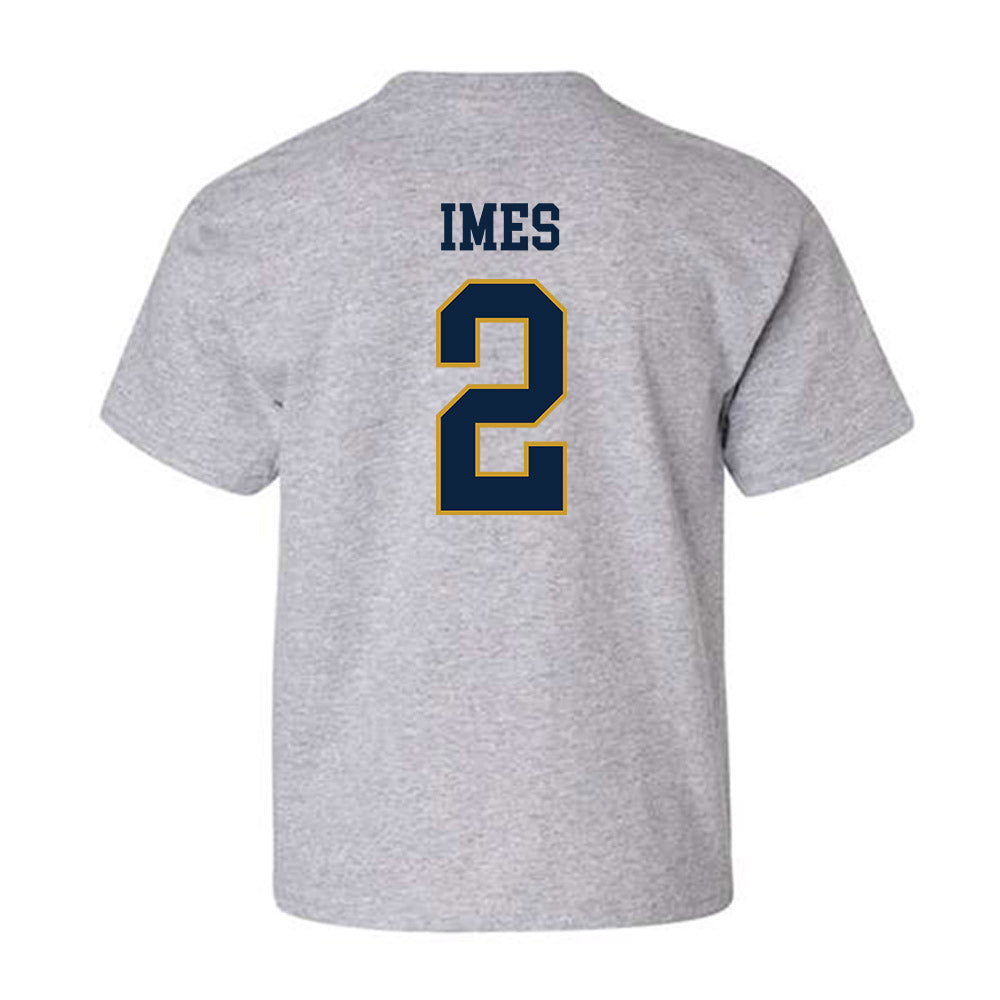 Notre Dame - NCAA Men's Basketball : Logan Imes - Sports Shersey Youth T-Shirt-1