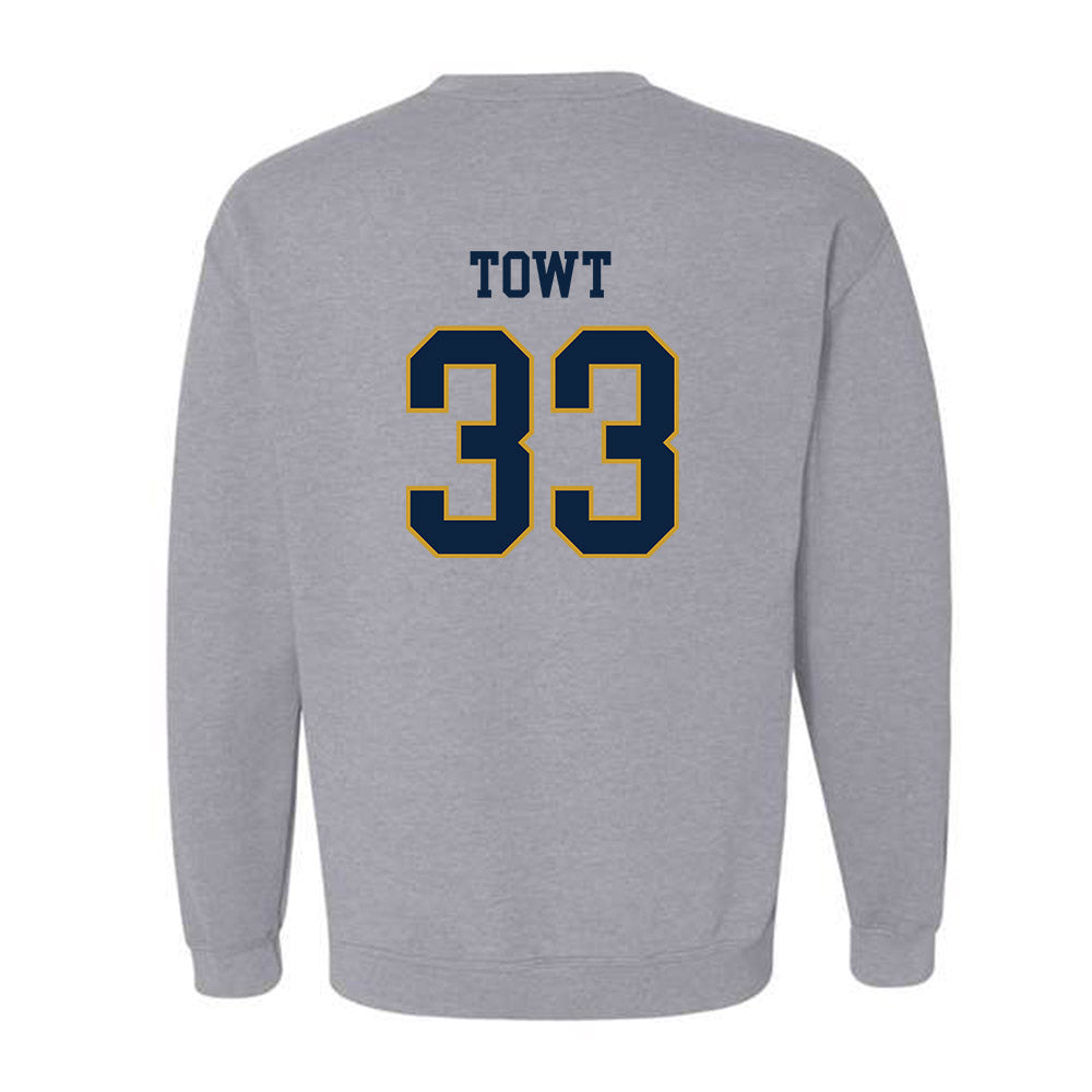 Notre Dame - NCAA Men's Basketball : Carson Towt - Sports Shersey Crewneck Sweatshirt-1