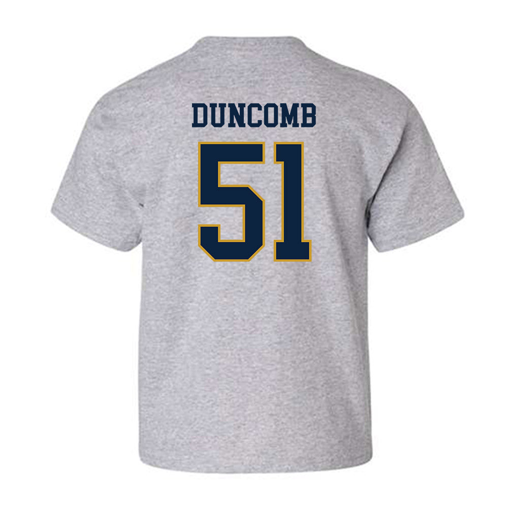 Notre Dame - NCAA Men's Basketball : Logan Duncomb - Sports Shersey Youth T-Shirt-1