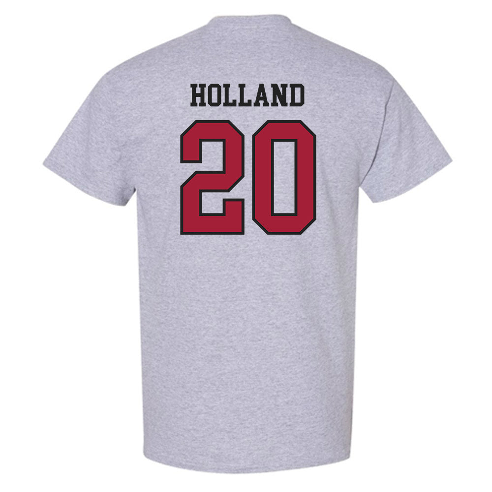 Arkansas - NCAA Baseball : Max Holland - Sports Shersey T-Shirt-1