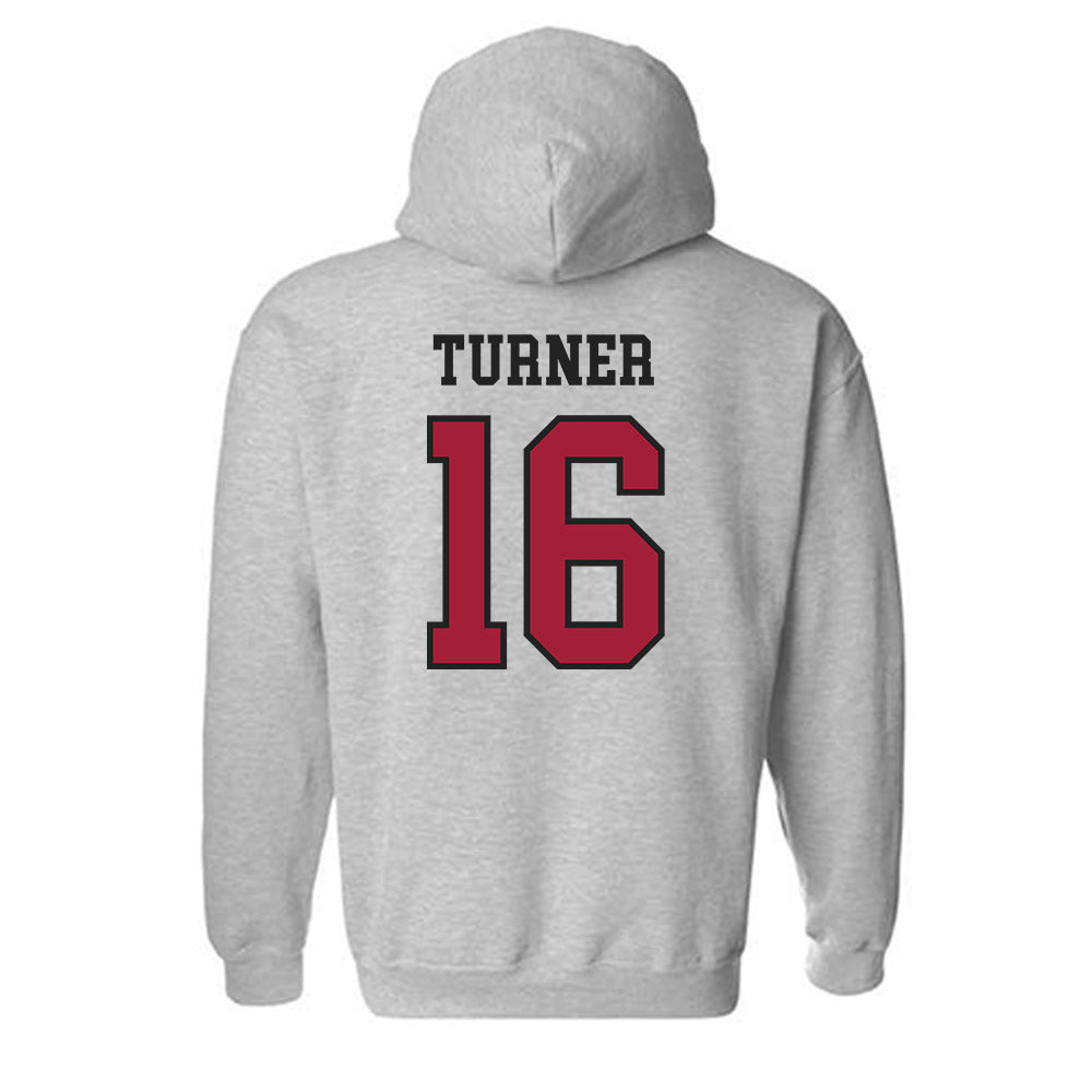 Arkansas - NCAA Baseball : Christian Turner - Sports Shersey Hooded Sweatshirt-1