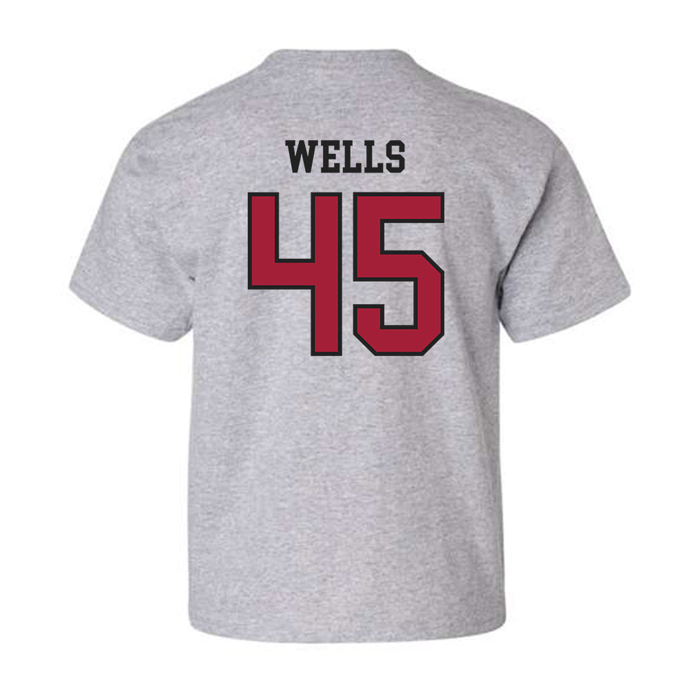 Arkansas - NCAA Softball : Jayden Wells - Youth T-Shirt Sports Shersey