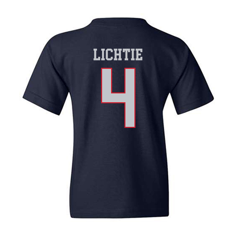 Gonzaga - NCAA Women's Basketball : Sierra Lichtie - Sports Shersey Youth T-Shirt-1
