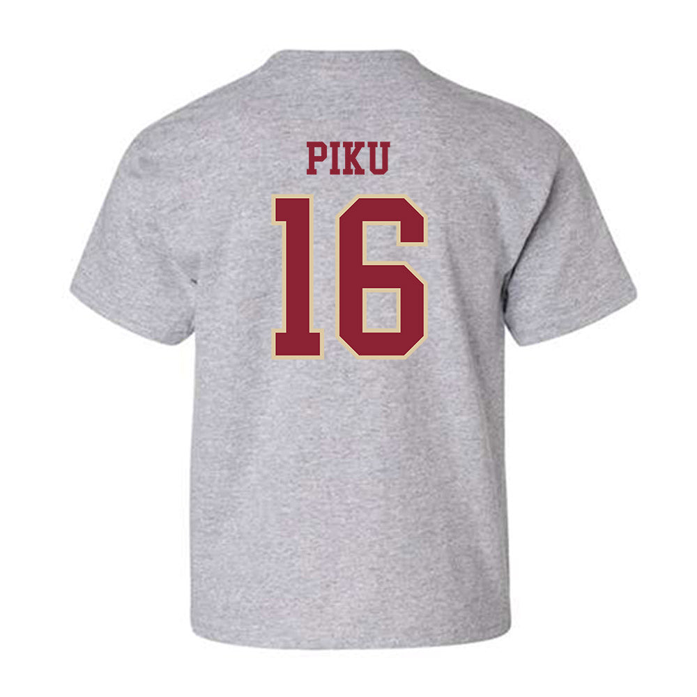 Boston College - NCAA Women's Ice Hockey : Tricia Piku - Sports Shersey Youth T-Shirt-1