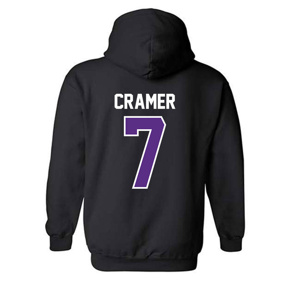 TCU - NCAA Baseball : Cole Cramer - Sports Shersey Hooded Sweatshirt-1