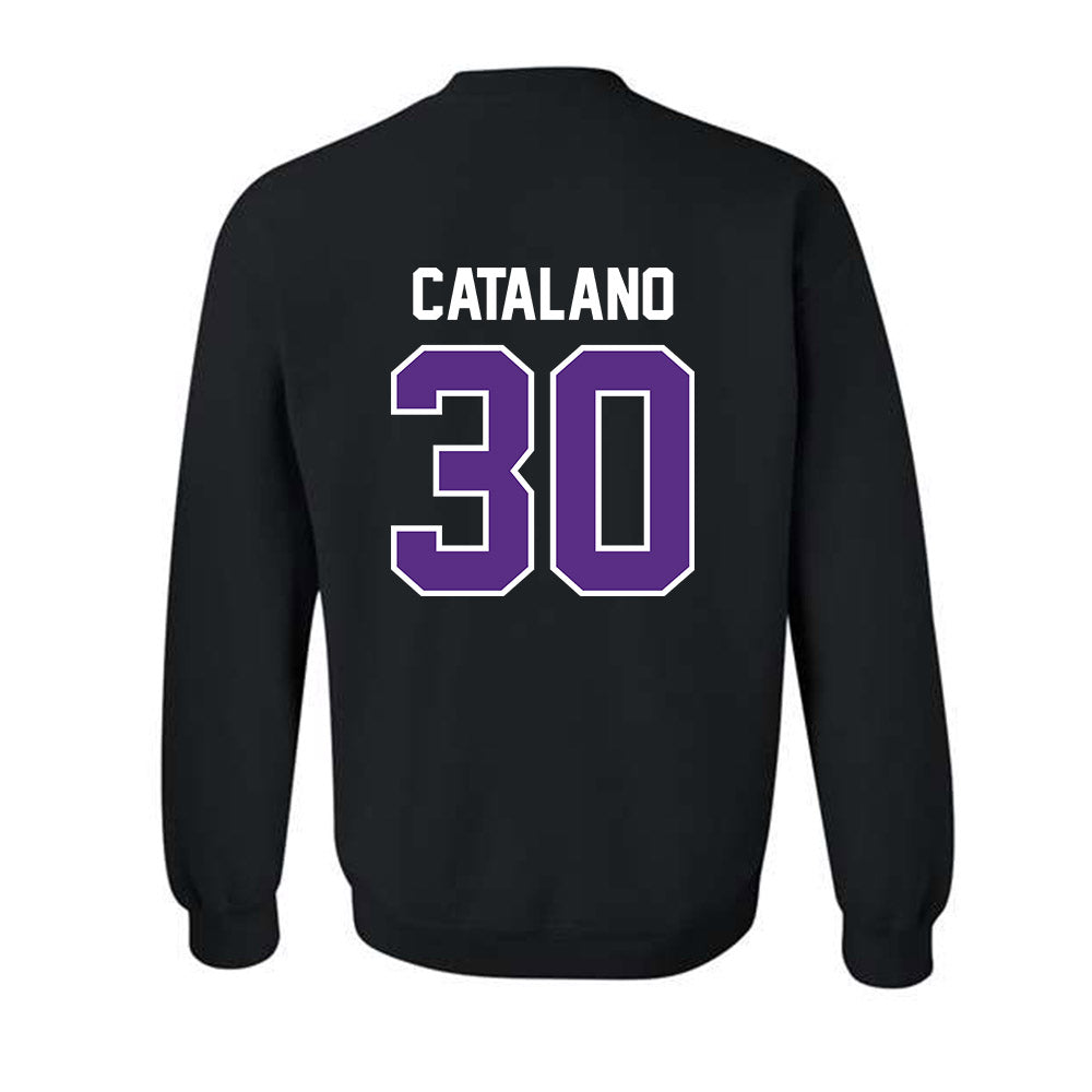 TCU - NCAA Baseball : Michael Catalano - Sports Shersey Crewneck Sweatshirt-1
