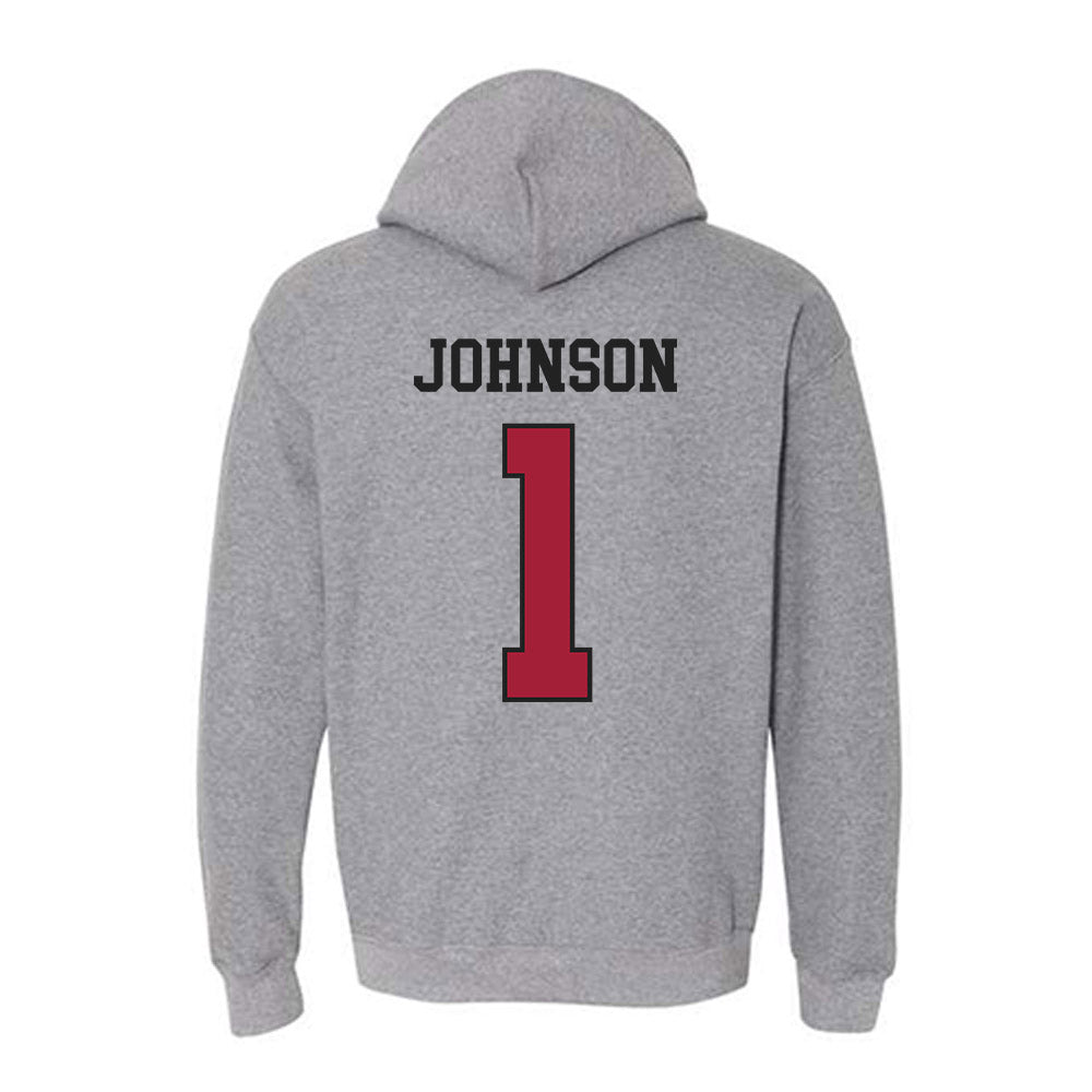 St. Joe's - NCAA Men's Basketball : Mekai Johnson - Classic Shersey Hooded Sweatshirt-1