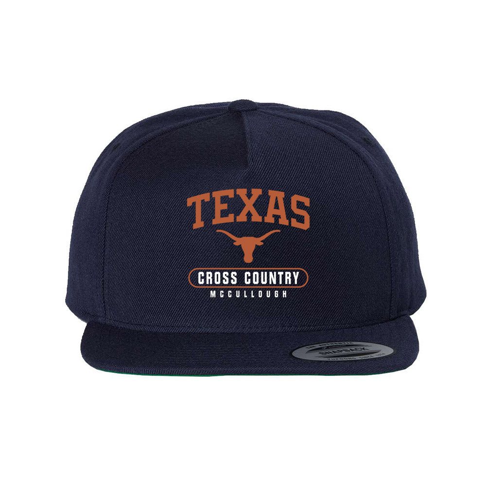 Texas - NCAA Men's Cross Country : Kai McCullough - Snapback Hat-0