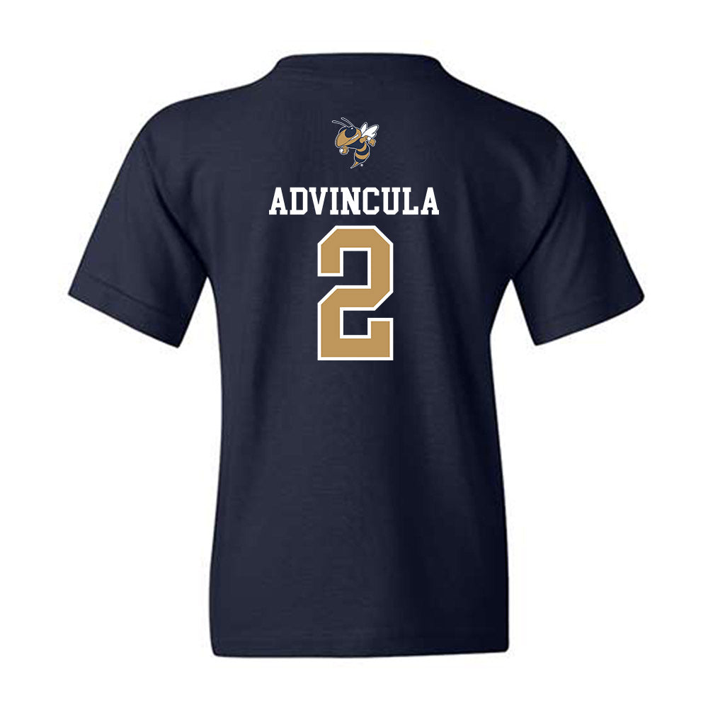Georgia Tech - NCAA Baseball : Jarren Advincula - Sports Shersey Youth T-Shirt-1