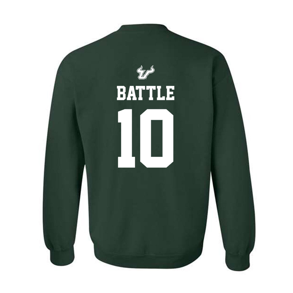 USF - NCAA Women's Basketball : Edyn Battle - Classic Shersey Crewneck Sweatshirt-1