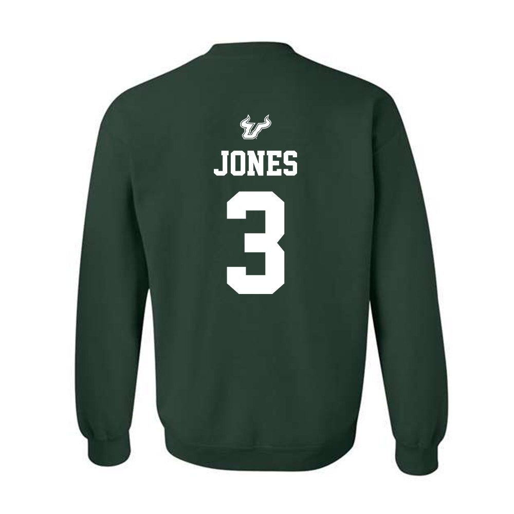 USF - NCAA Men's Basketball : Isaiah Jones - Classic Shersey Crewneck Sweatshirt-1