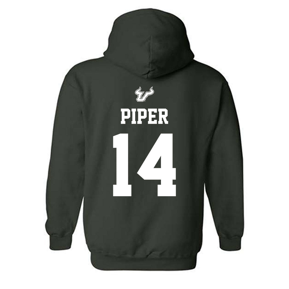 USF - NCAA Women's Basketball : Ines Piper - Classic Shersey Hooded Sweatshirt-1