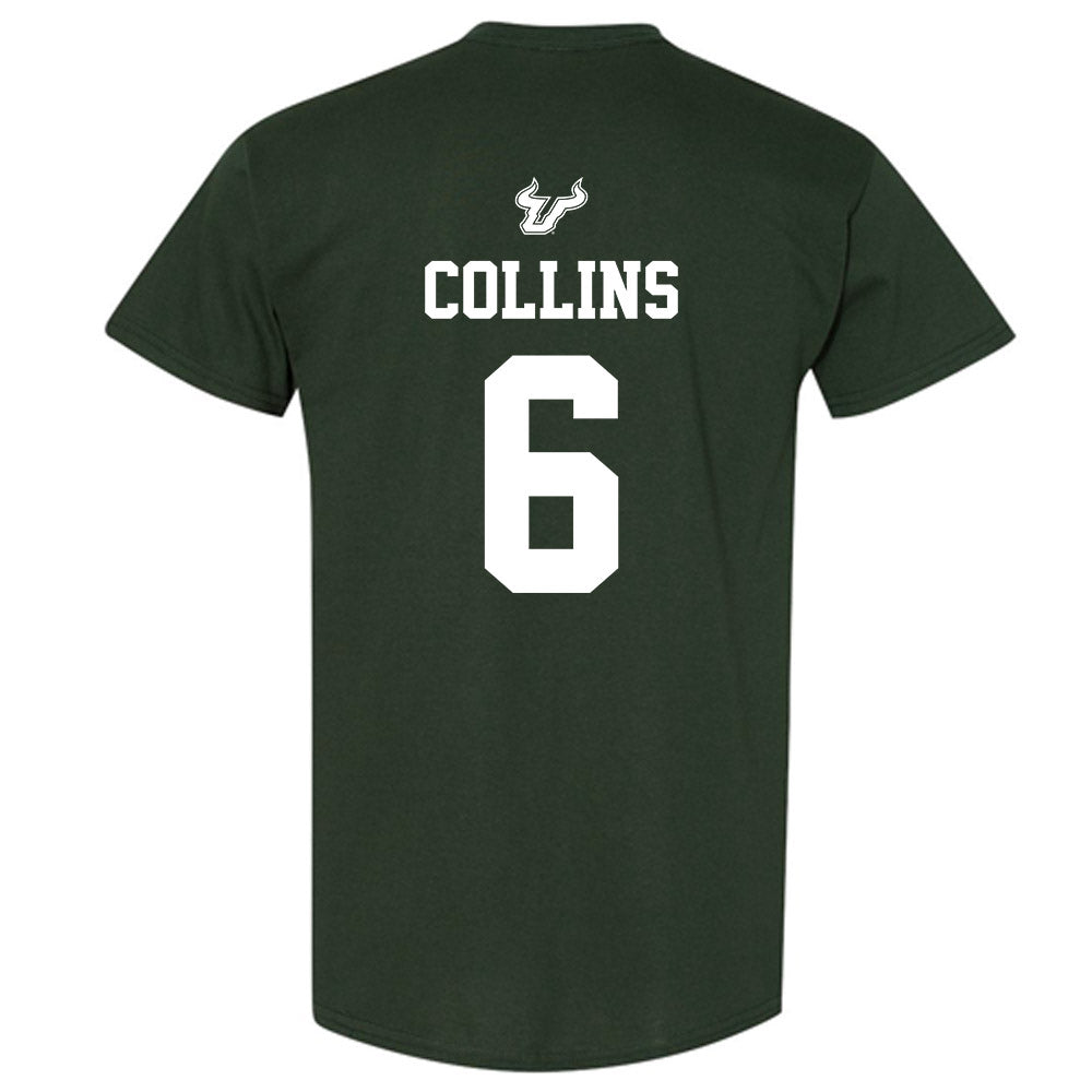USF - NCAA Men's Basketball : Daimion Collins - Classic Shersey T-Shirt-1