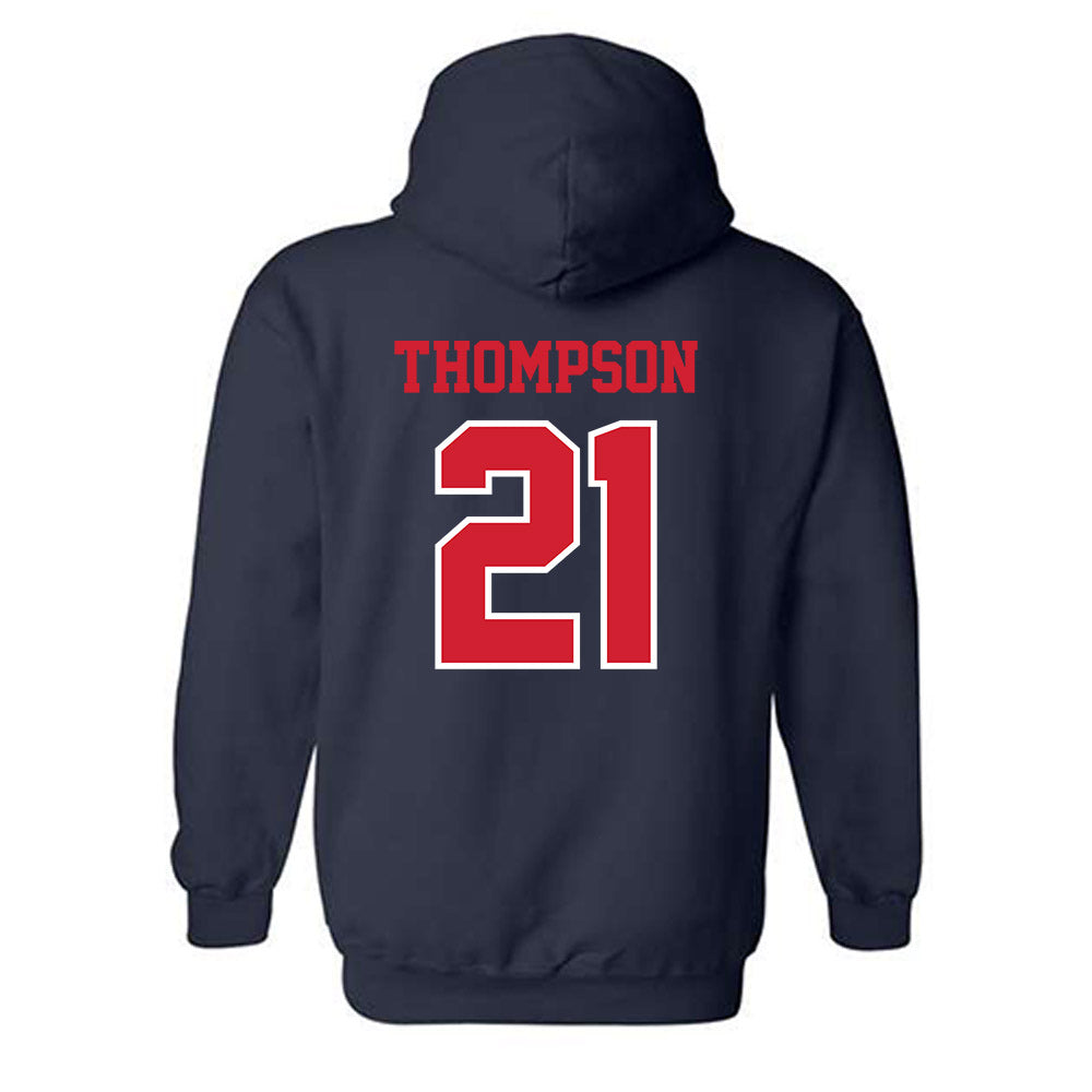 Ole Miss - NCAA Softball : Grace Thompson - Hooded Sweatshirt Sports Shersey