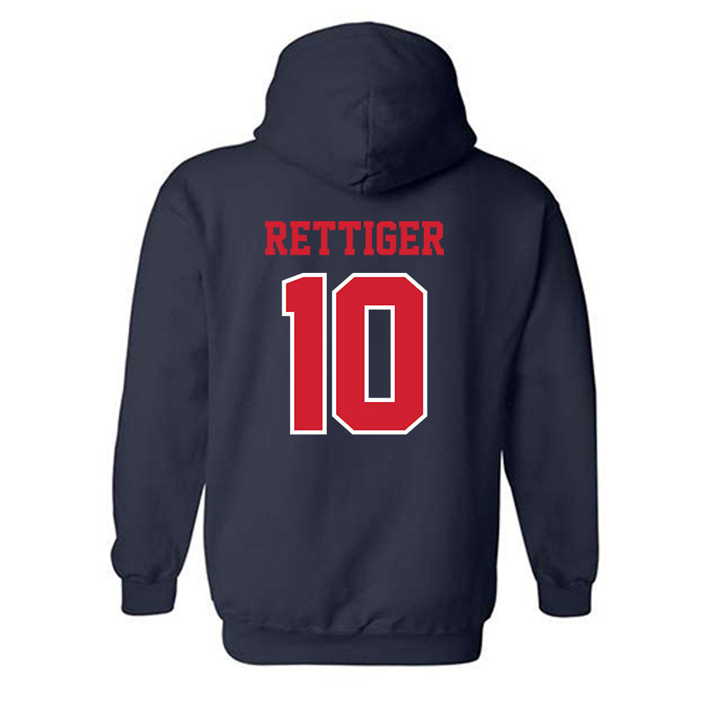 Ole Miss - NCAA Softball : Izzy Rettiger - Sports Shersey Hooded Sweatshirt-1