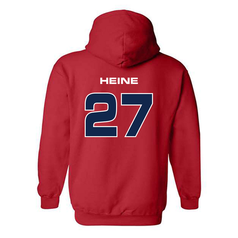 Ole Miss - NCAA Softball : Madi Heine - Sports Shersey Hooded Sweatshirt-1