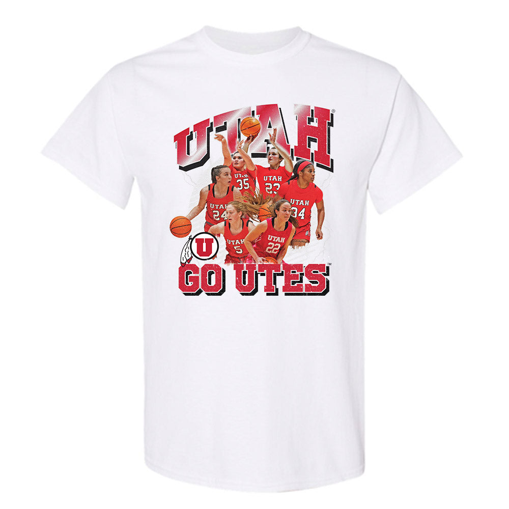 Utah - NCAA Women's Basketball : T-Shirt Team Caricature