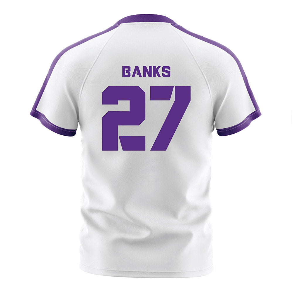TCU - NCAA Women's Soccer : Camille Banks - White Soccer Jersey-1