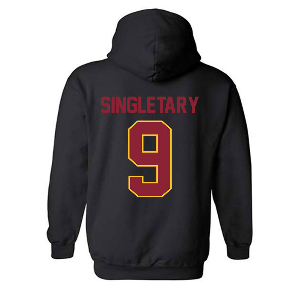 Iowa State - NCAA Football : Jaheim Singletary - Classic Shersey Hooded Sweatshirt-1