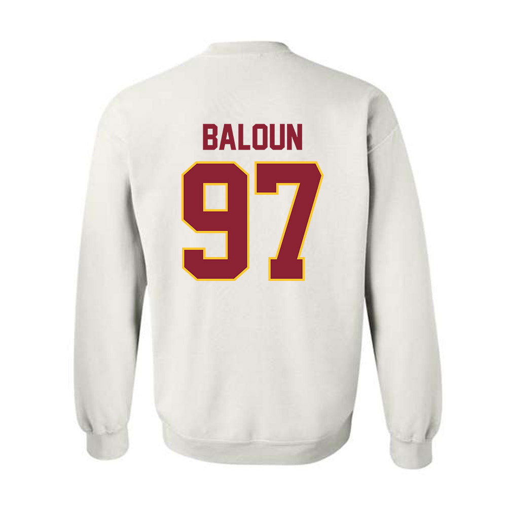 Iowa State - NCAA Football : Max Baloun - Classic Shersey Crewneck Sweatshirt-1