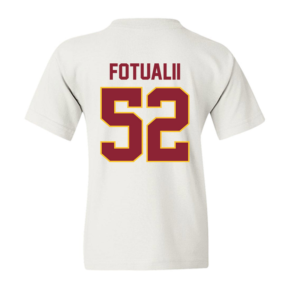 Iowa State - NCAA Football : Kingston Fotualii - Classic Shersey Youth T-Shirt-1