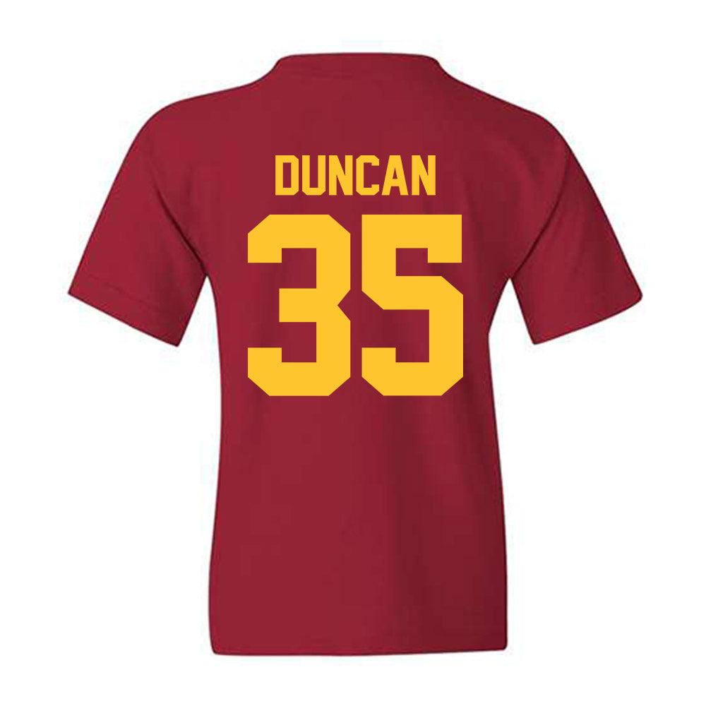 Iowa State - NCAA Football : Tayten Duncan - Classic Shersey Youth T-Shirt-1