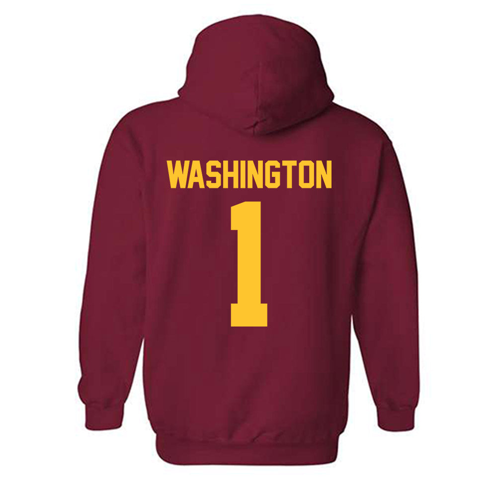 Iowa State - NCAA Football : Keyon Washington - Classic Shersey Hooded Sweatshirt-1
