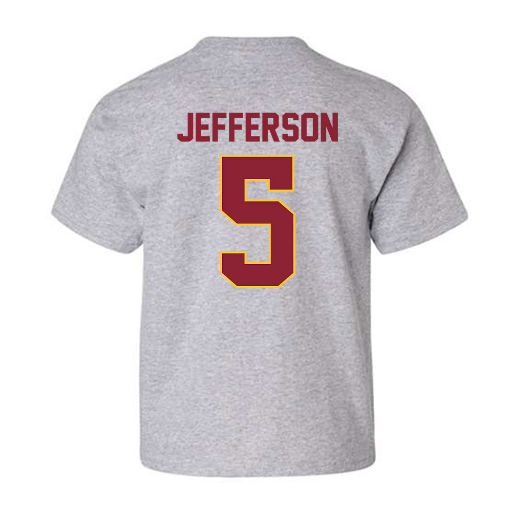 Iowa State - NCAA Men's Basketball : Joshua Jefferson - Classic Shersey Youth T-Shirt-1