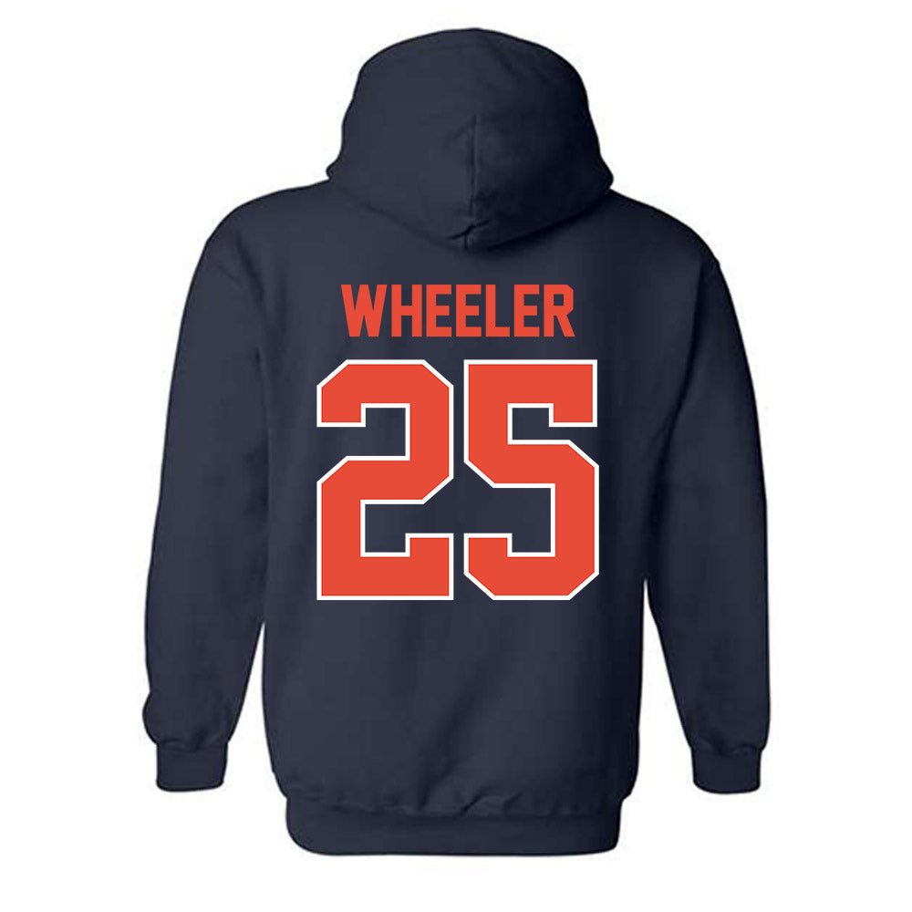 Illinois - NCAA Football : Nelsyn Wheeler - Classic Shersey Hooded Sweatshirt-1