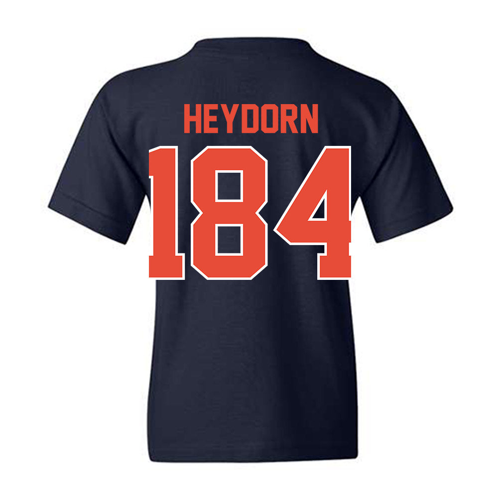 Illinois - NCAA Wrestling : Charlie Heydorn - Classic Shersey Youth T-Shirt-1